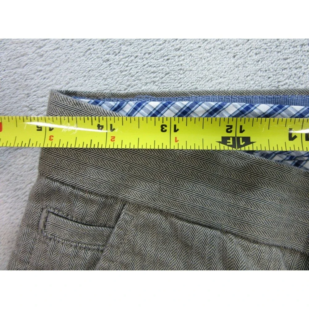 Banana Republic Kentfield Pants Men Size 31 x32 (Actual 29 x28) Beige Flat Front